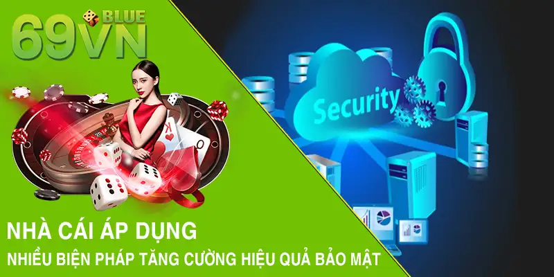 Nhà cái áp dụng nhiều biện pháp tăng cường hiệu quả bảo mật